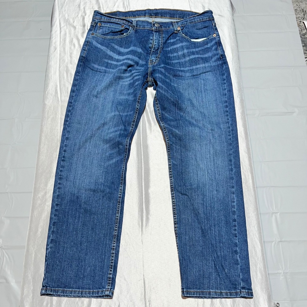 Levis 559‎ Relaxed Straight Jeans Mens 36x30 Medium Wash Blue Denim 00559-0453